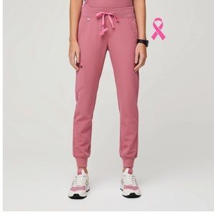 Figs zamora jogger pants xxsp quarts, BCA, breast cancer awareness